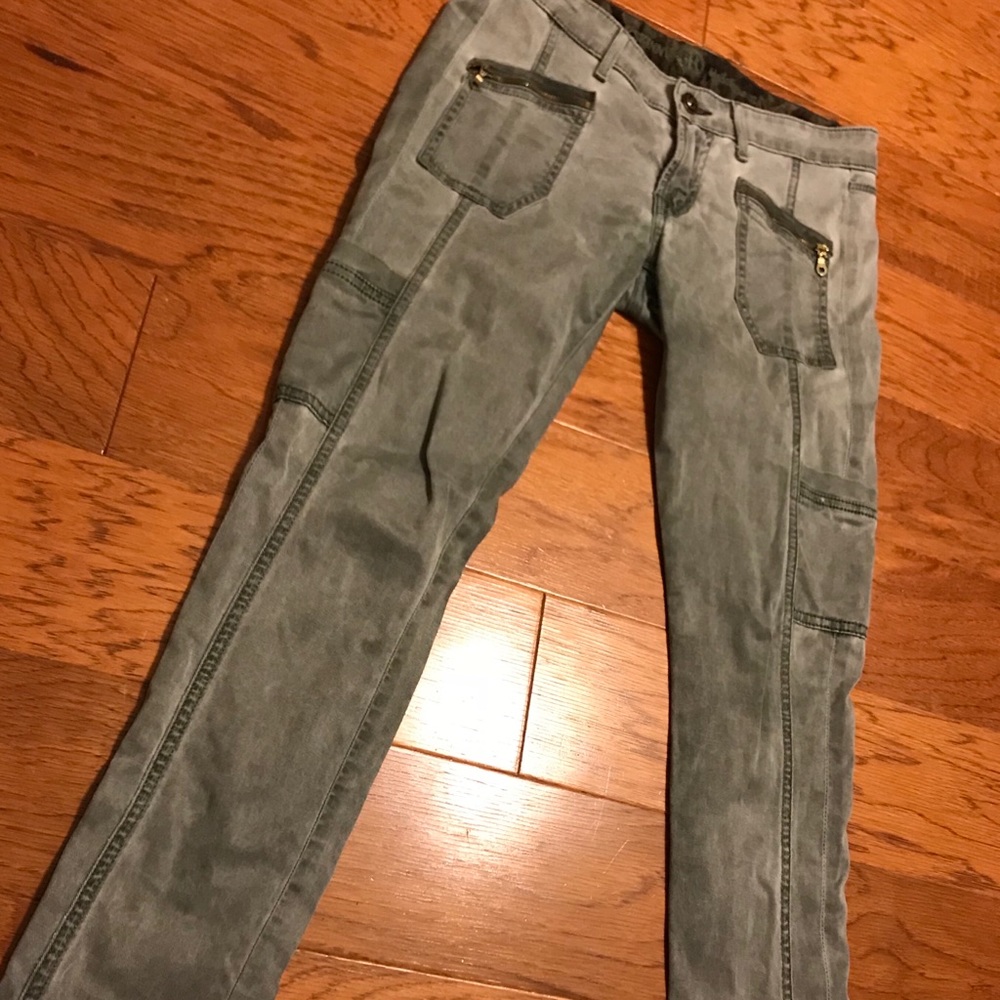 Rich & Skinny Miltary Moto Skinny Jean